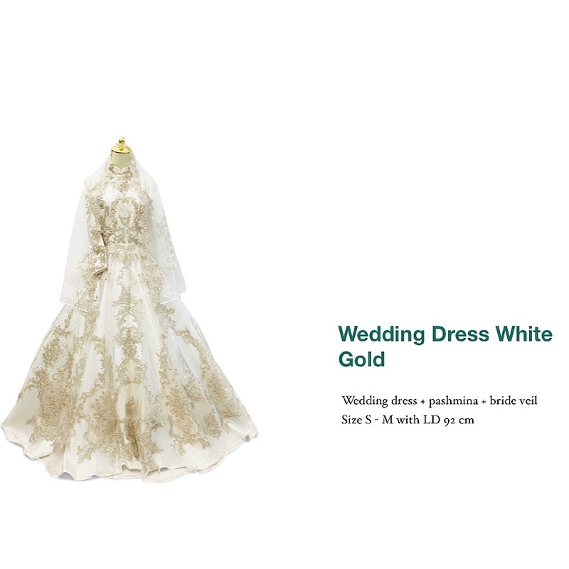 Sewa baju pengantin wedding dress muslimah