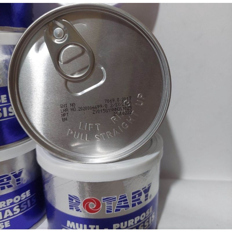 Grease Rotary Stempet Minyak Gemuk Rotary 0.25 kg Multi Purpose Warna Kecoklatan  250g