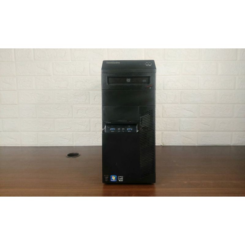 Pc Lenovo Thinkcentre M93p Tower Intel Core i5 Gen4 Ram 4 GB DDR 3 HDD 500 GB Second Berkualitas