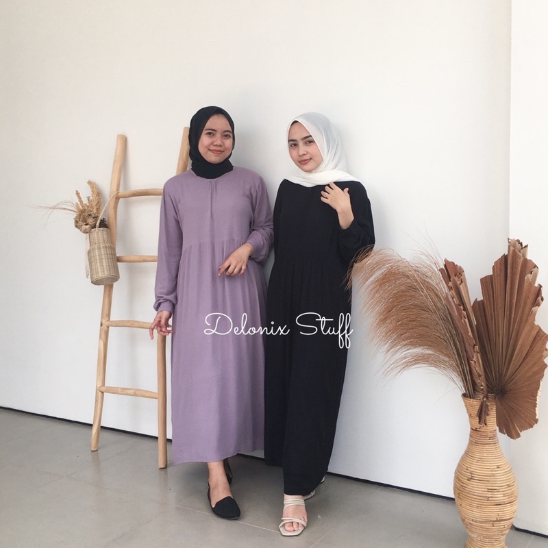 Viensca basic midi dress