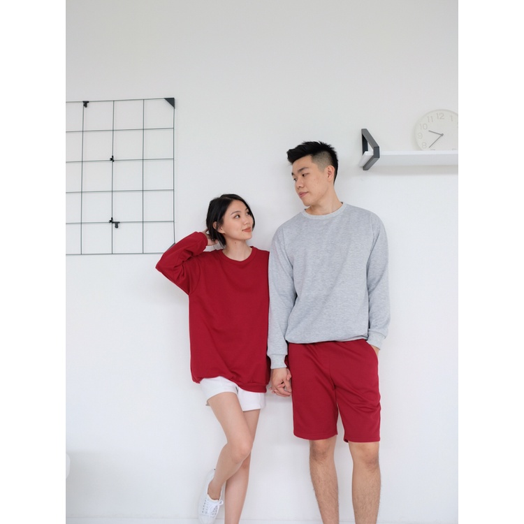 Kadaka U-0106 Jumper Unisex Sweater Polos Fleece Premium Wanita Pria