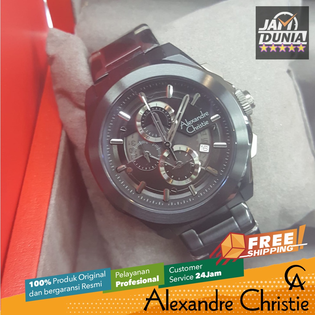 JAM TANGAN ALEXANDRE CHRISTIE PRIA ORIGINAL 6645 M2 AC6645MC JAM ALEXANDER CHRISTIE PRIA CT ST
