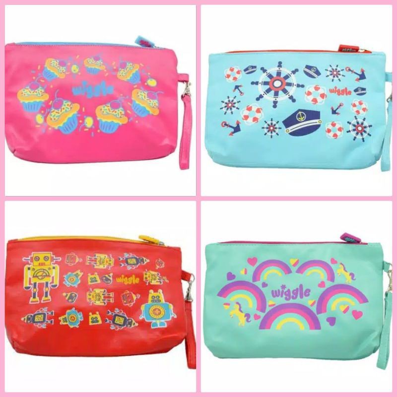 

WIGGLE Pouch Pencil Case | Tempat Pensil Model Dompet 4 Varian