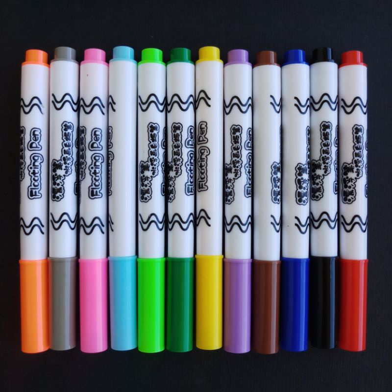 

spidol ajaib stiker flooting pen 12pcs