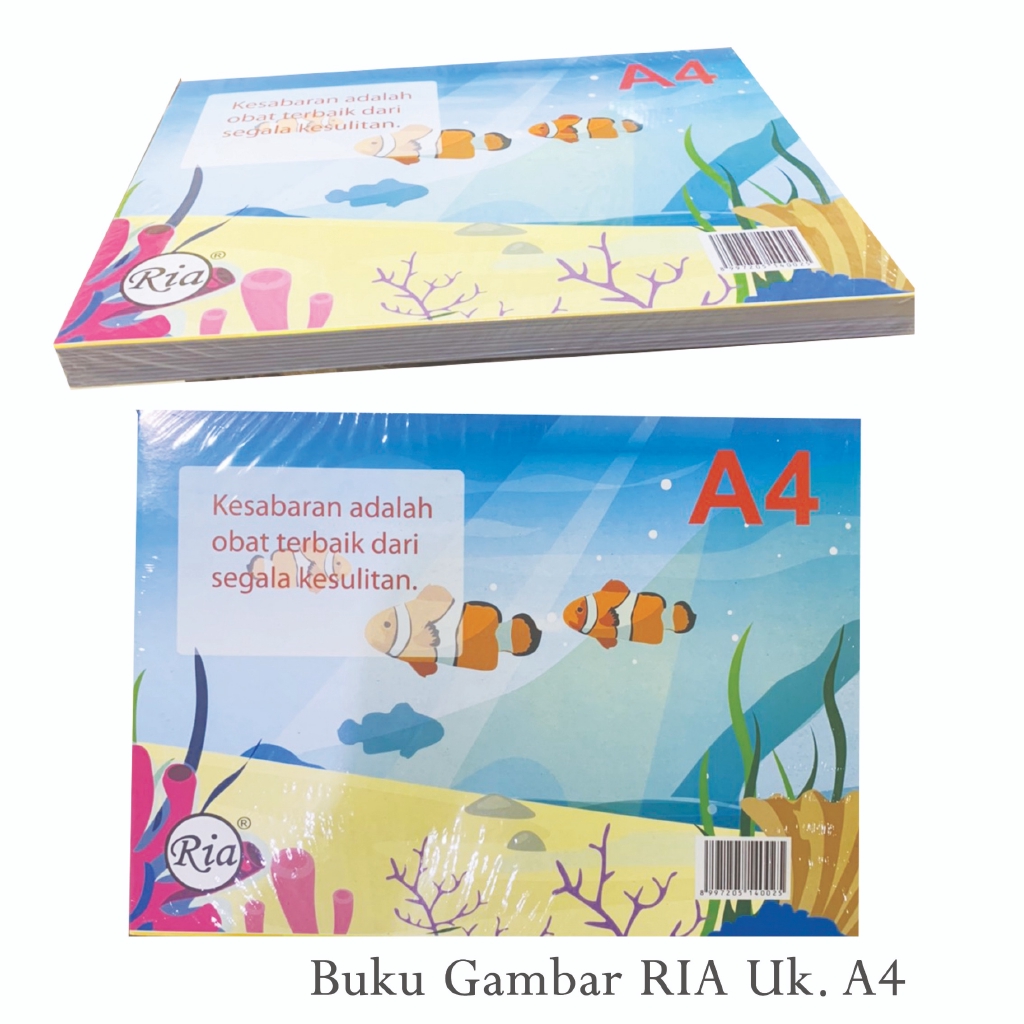 

ozihouse - BUKU GAMBAR ANAK SEKOLAH MENGGAMBAR BUKU GAMBAR RIA A4 PACK