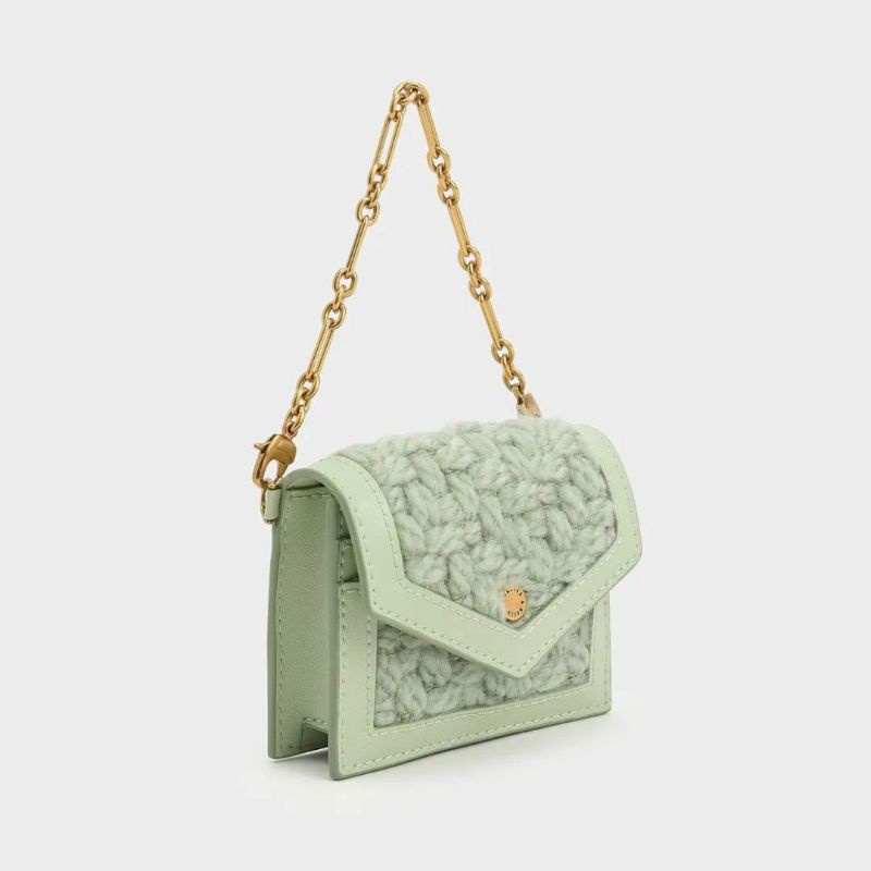 CK Joelle Chain Link Card Holder