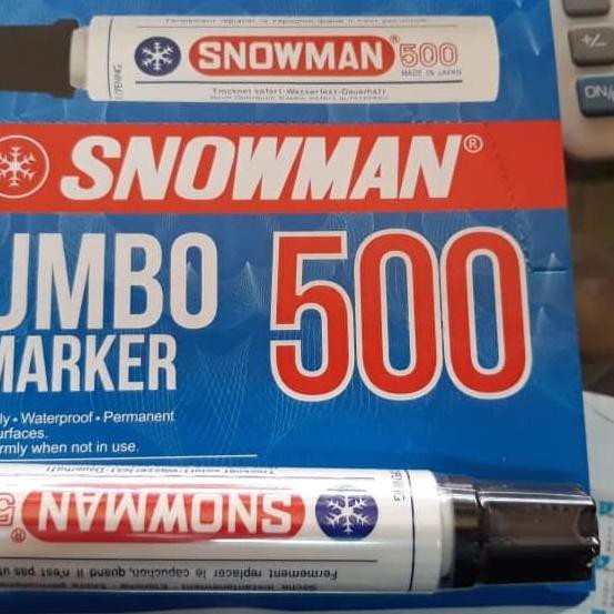 

Spidol snowman jumbo marker 500 - Hitam