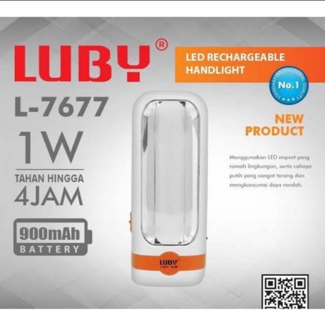 Lampu Emergency 2in1 luby / lampu emergency luby
