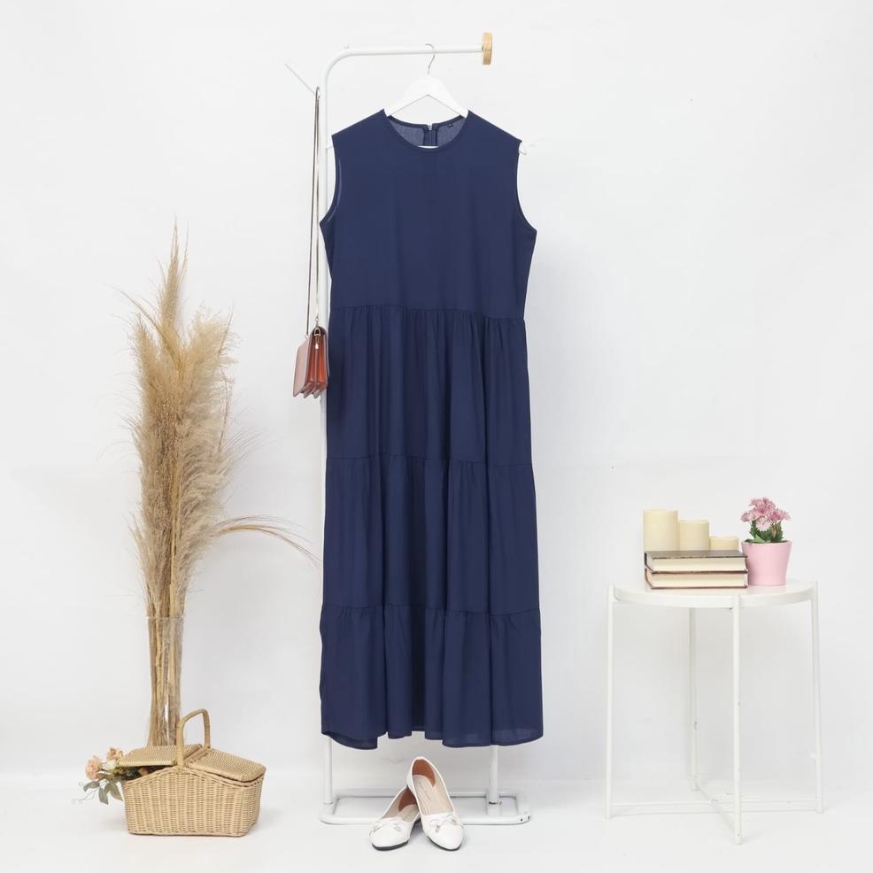 Bjt31au22ᴱ ◦ INNER DRES- Jovita Inner Dress Bahan Rayon Uniqlo Baju Wanita2022/Atasan Kekinian Wanit