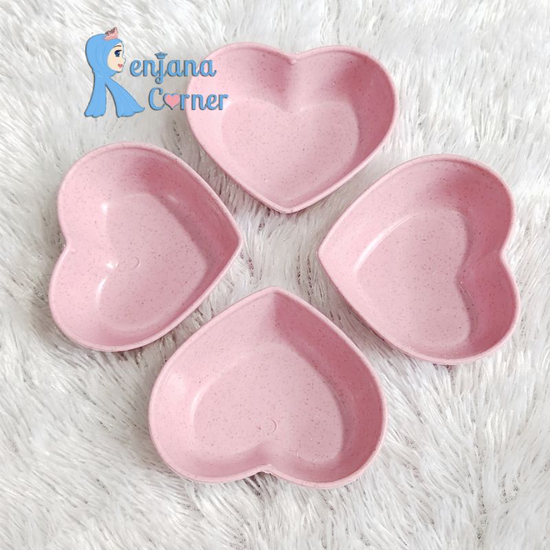 Piring Sambal Love Pink SATUAN