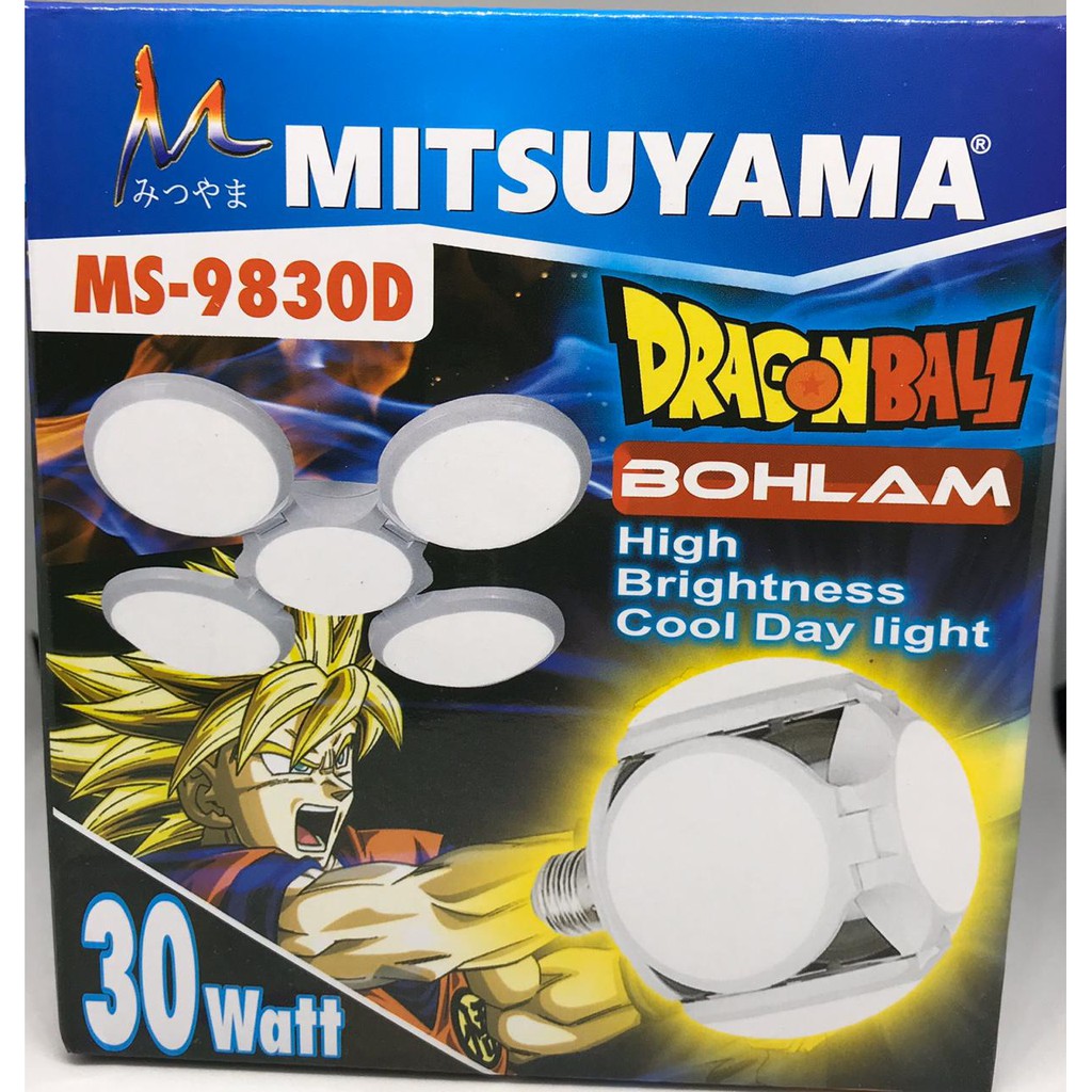 Lampu Bohlam Dragon Ball Mitsuyama MS - 9830D - Led Gantung Tidak Mengandung Merkuri