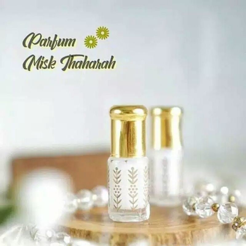 ORIGINAL MISK THAHARAH ARAB SAUDI 3ML | WANGI TAHAN LAMA 1 TETES TAHAN BERJAM-JAM