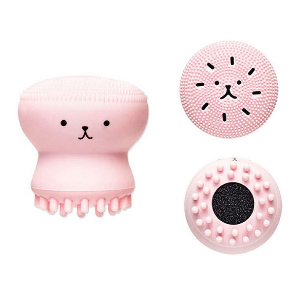 Jellyfish Silicone Brush GIRLSNEED77 Silikon Pencuci Wajah