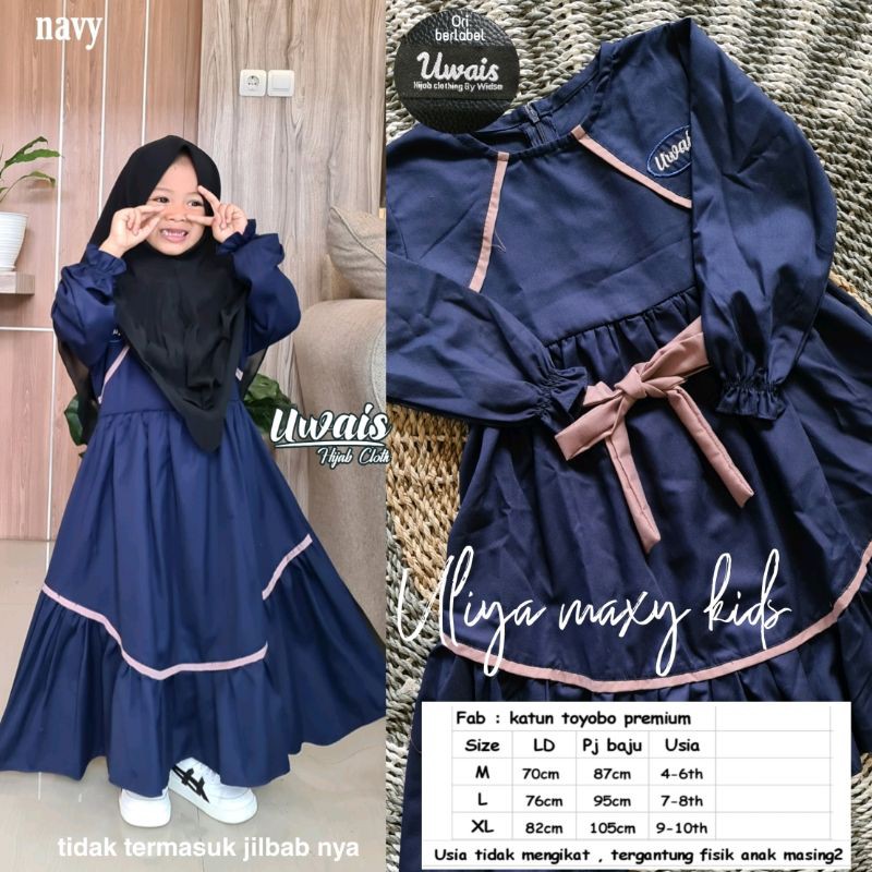 GAMIS ANAK ULIYA MAXY KIDS ORI BY UWAIS