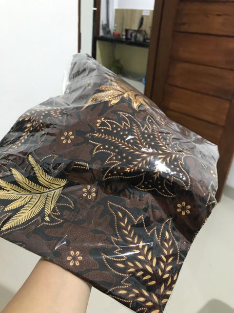 Bswart Batik Hrb026 Kenongo Hem Pendek Padi Pekalongan M L Xl Batik Pria Murah Modern Grosir