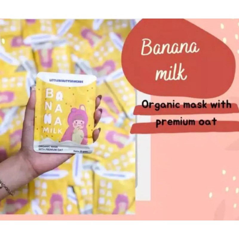 Masker jungkok BTS viral tiktok|Banana Milk Mask | UKURAN 20GRAM