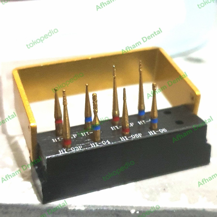 DENTAL BUR PREPARASI CAVITA CARIES GIGI ANAK DECIDUI / BUR DIAMOND MINIMALLY INVASIVE PREPARATION KIT