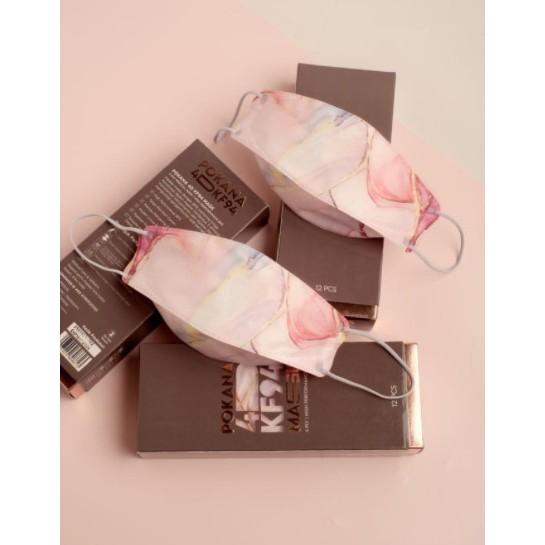 POKANA 4D KF94 Earloop Medical Face Mask Fashion Series Satuan