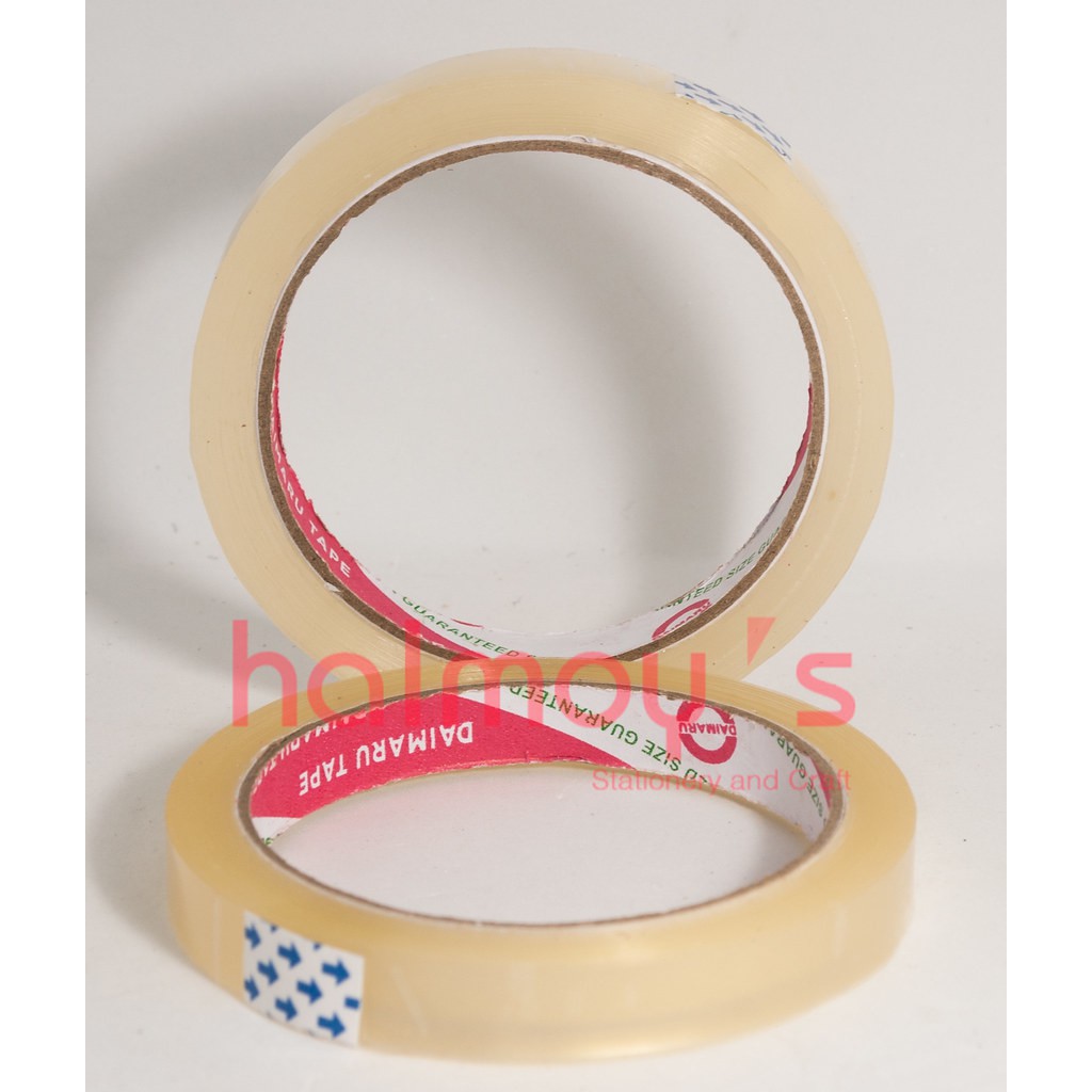 ISOLASI / SELOTIP DAIMARU BENING / TRANSPARAN 1/2 INCI 72 YARDS