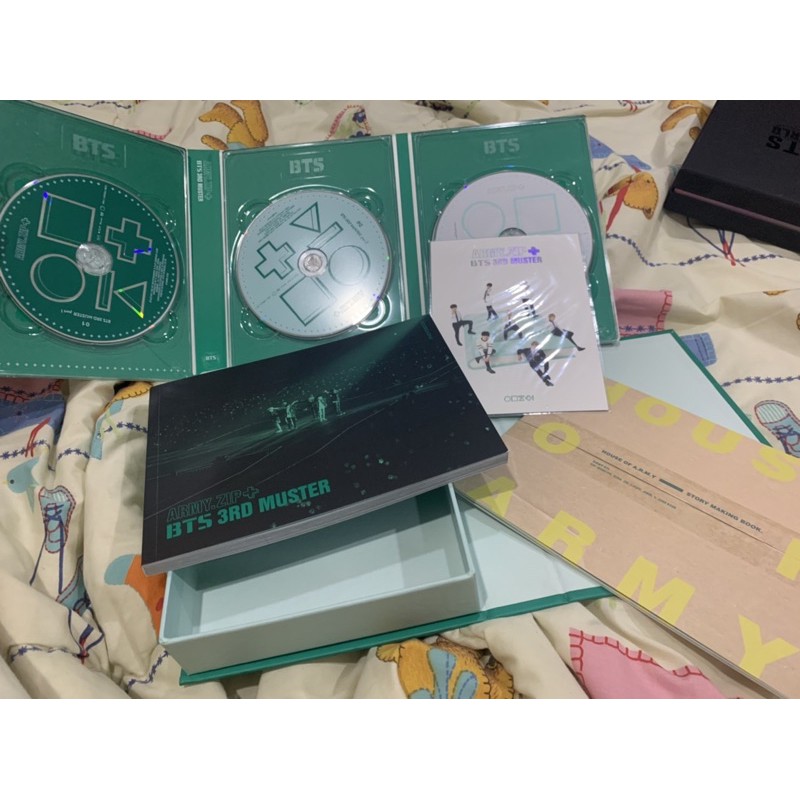 BTS 3RD MUSTER DVD NO PC BTS RM JIN SUGA JHOPE JIMIN V JUNGKOOK