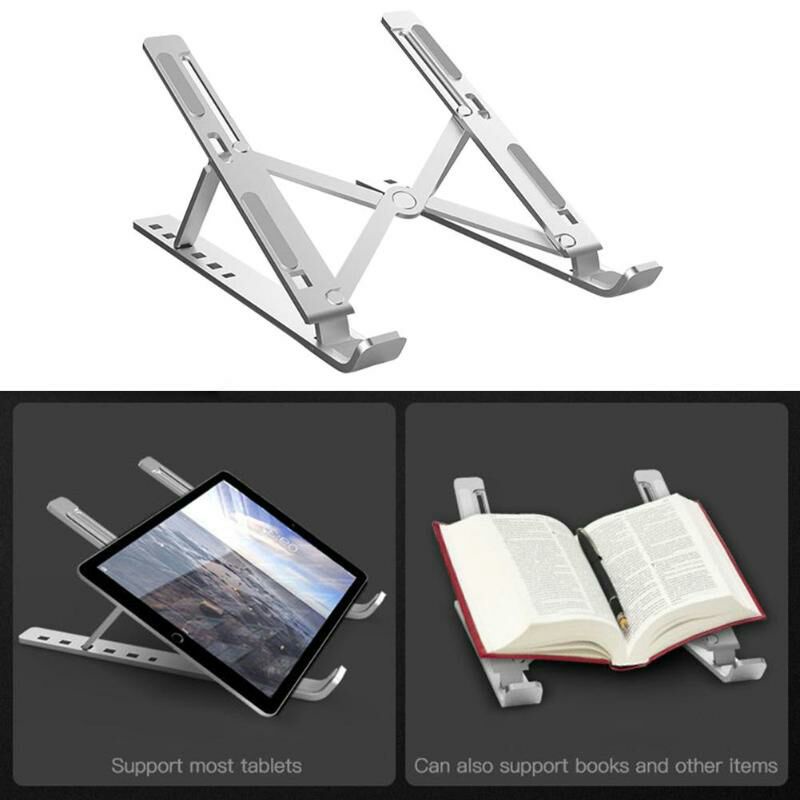 Stand Laptop Aluminium Foldable Adjustable 6 Height Nuoxi n3