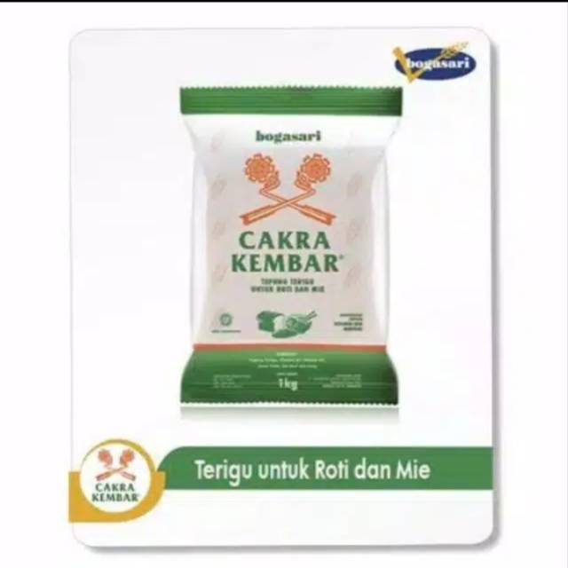 

Tepung terigu CAKRA 1 kg Bogasari