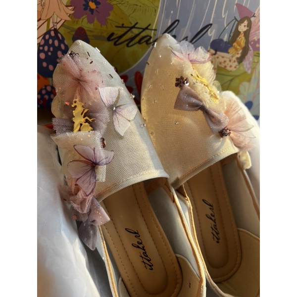 ittaherl espa katnis slip on pointy whisper - size 39 ready stock