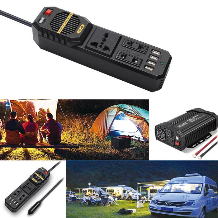 Jual JUAL Car Power Inverter DC 12 to AC 220V 200W BYGD Converter