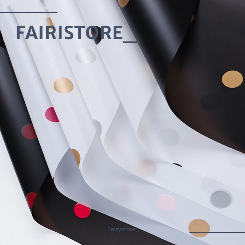 

Kertas Bunga Motif Polkadot Kertas Buket Bunga Wrapping Paper (58×58) — K6