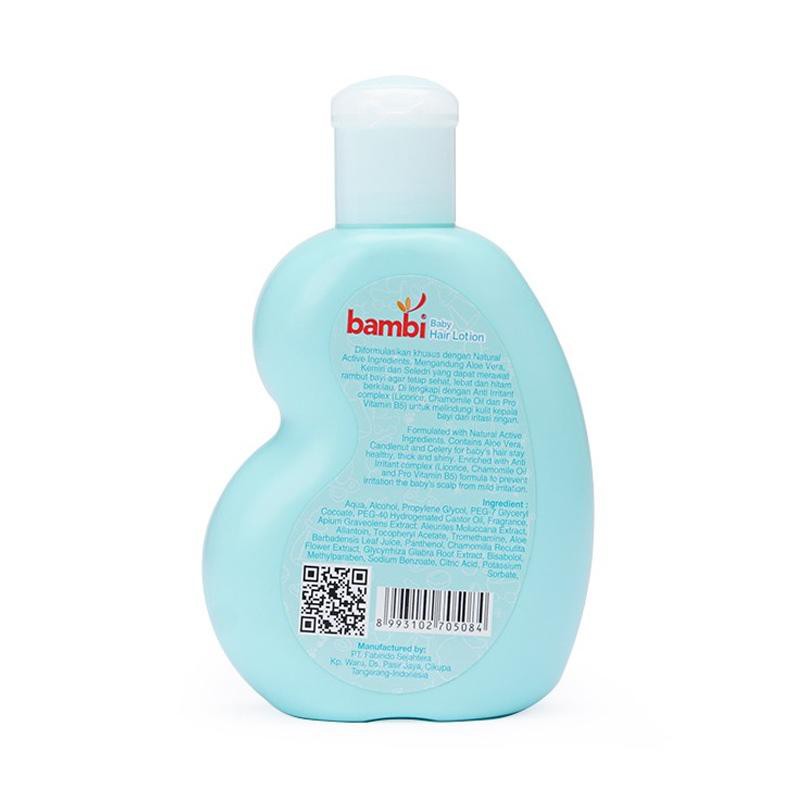 BAMBI Baby Hair Lotion 100ml | Vitamin Minyak Rambut Bayi (Tersedia varian aroma)