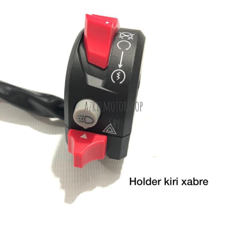 HOLDER KIRI 3tombol Model XABRE/Holder Kiri Variasi Domino