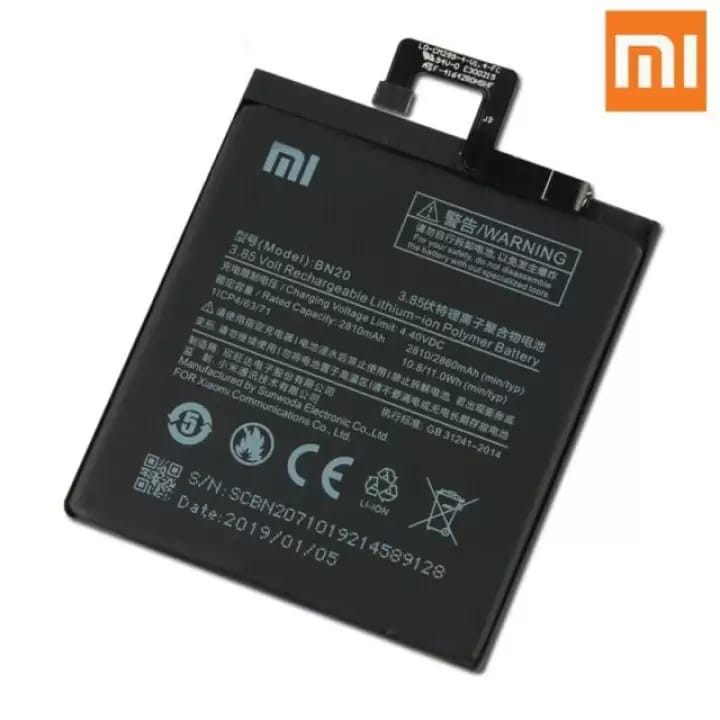 Baterai Batre  Xiaomi Mi5c BN20 Battery Xiaomi Mi 5c BN-20 Batre Original