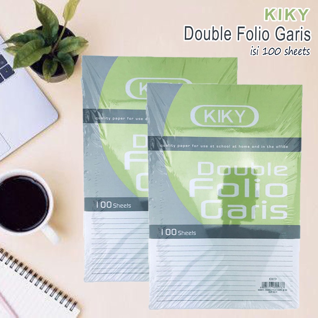 Kiky / Double Folio / Garis / 100 sheets