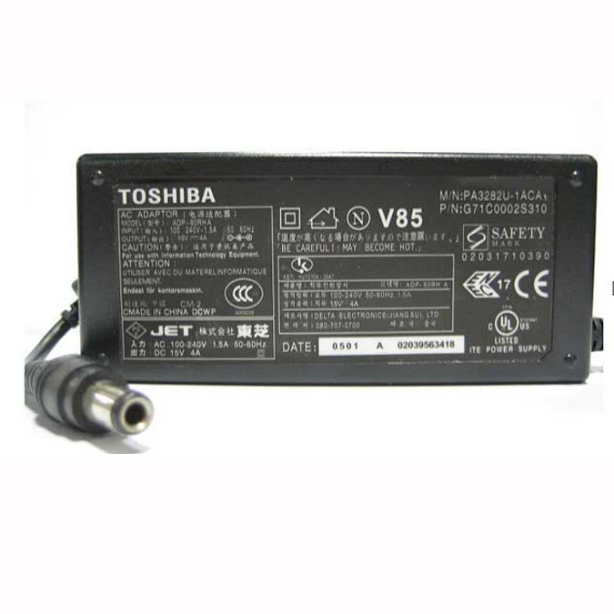 Adaptor Toshiba CNTK 19V/3.95A/75W 5.5*2.5 Tidak Jarum Oem
