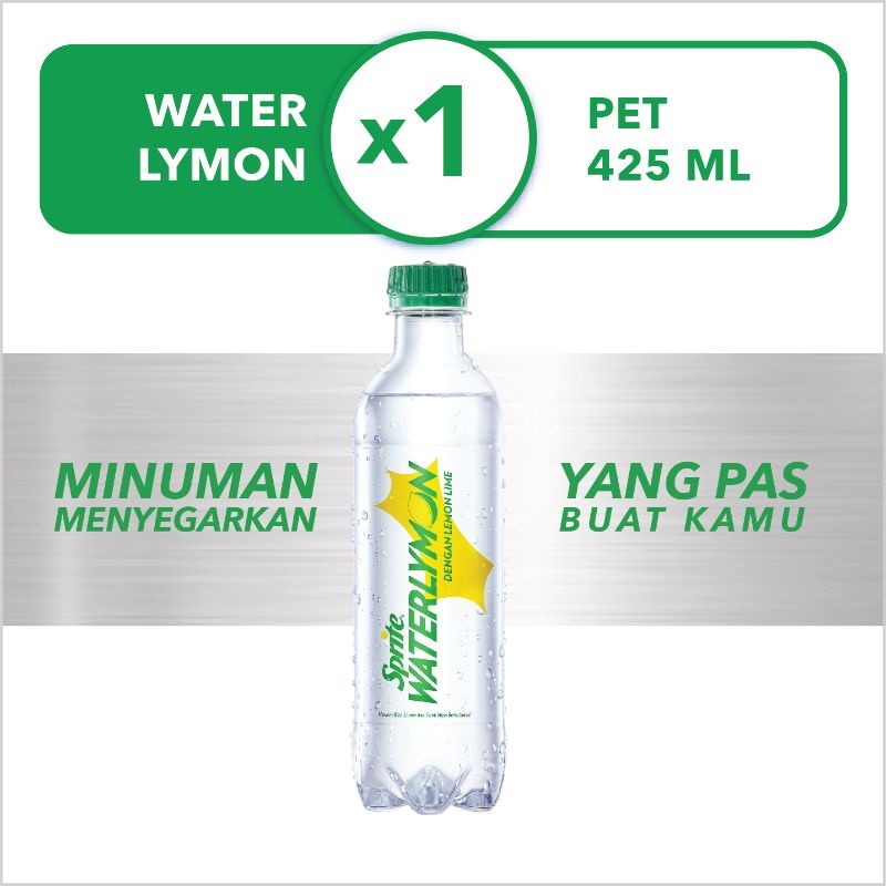 

Sprite Waterlymon Minuman Soda Lemon Lime 425 ml