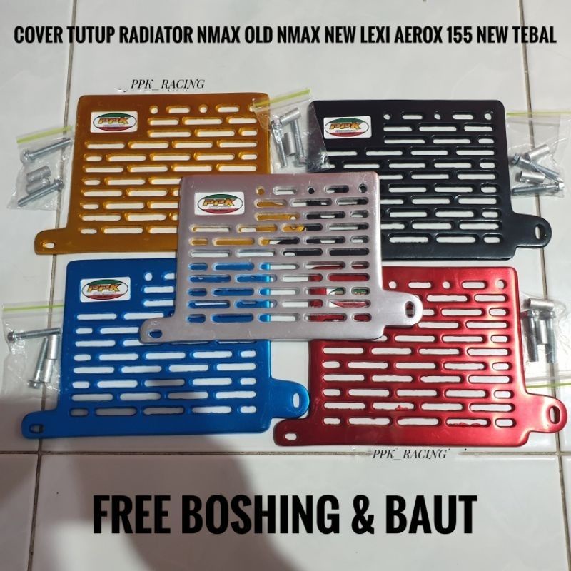 Cover Tutup Radiator Nmax Old Nmax New Aerox 155 Lexi PPK Racing Tebal