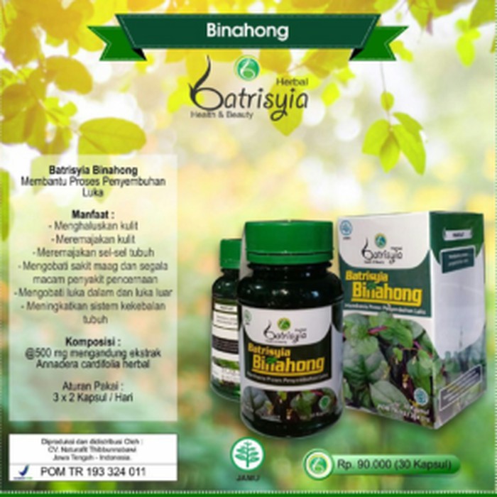 BINAHONG KAPSUL BINAHONG BATRISYIA HERBAL BINAHONG