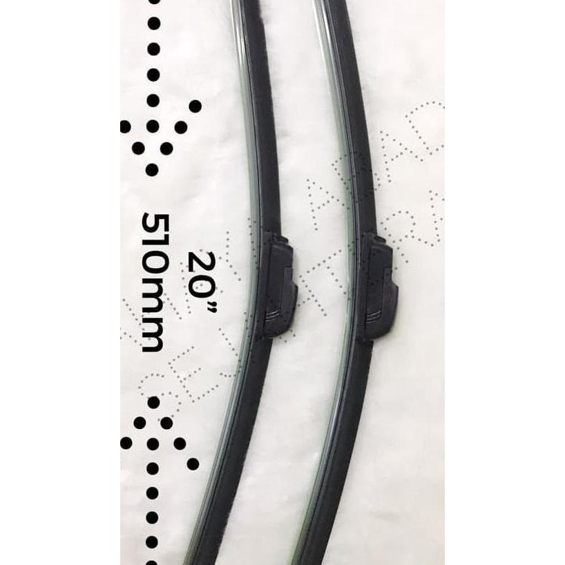 wiper blade Wiper Frameless Full Karet Toyota Fortuner 2008-2010 uk.