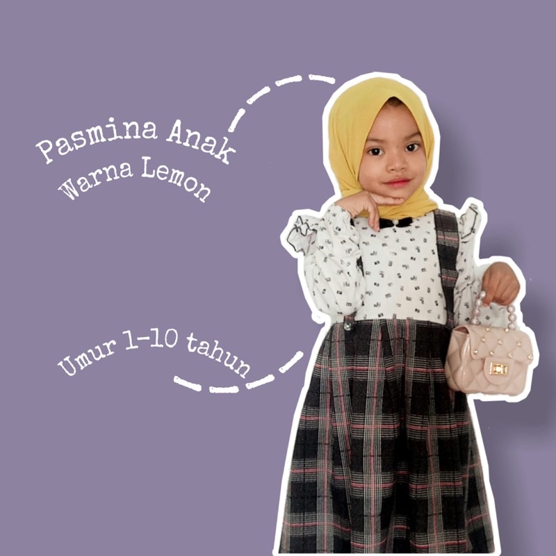 Pasmina anak / pashmina anak / jilbab anak perempuan