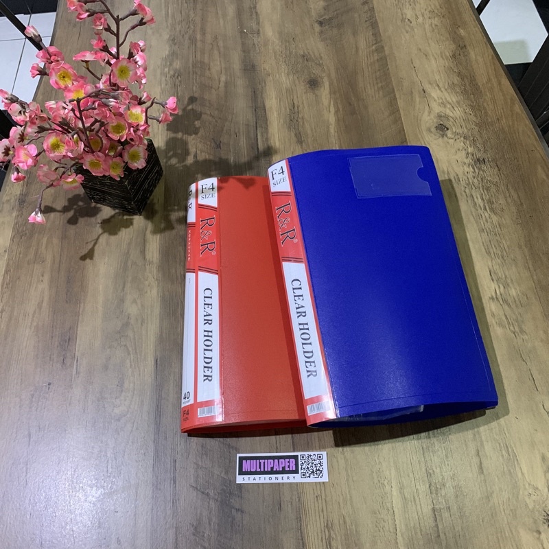 

Clear Holder File Dokumen Keeper Isi 20,40 & 60 Pocket Ukuran Folio