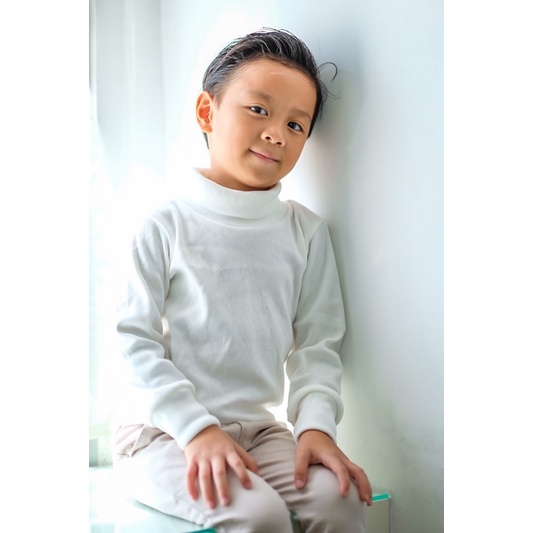 Turtle neck anak laki laki fashion anak laki laki kaos anak bahan rib hyun long sleeve rainkidswear-5