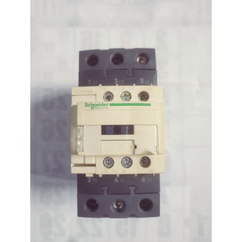 kontaktor schneider LC1D50A 220v