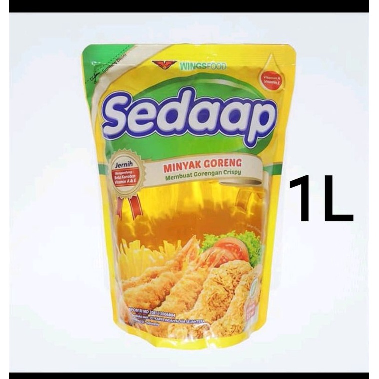 

Minyak goreng sedap 1L