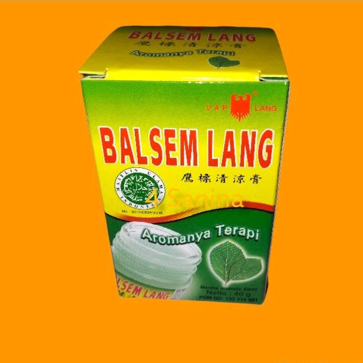 Balsem Lang 10 gr , 20 gr &amp; 40 gr / eagle balm / balsem cap lang