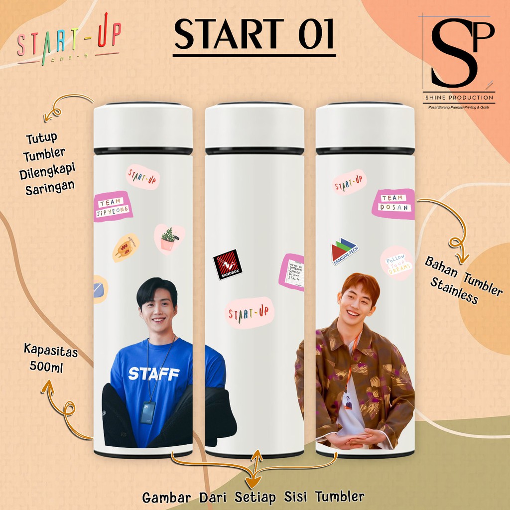 Botol Minum Start Up Drama Korea Tumbler 500 Ml