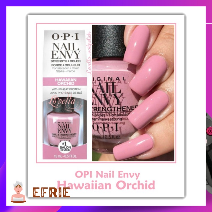 OPI NAIL ENVY - HAWAIIAN ORCHID - VITAMIN KUKU  OPI ORIGINAL  PLATINUM