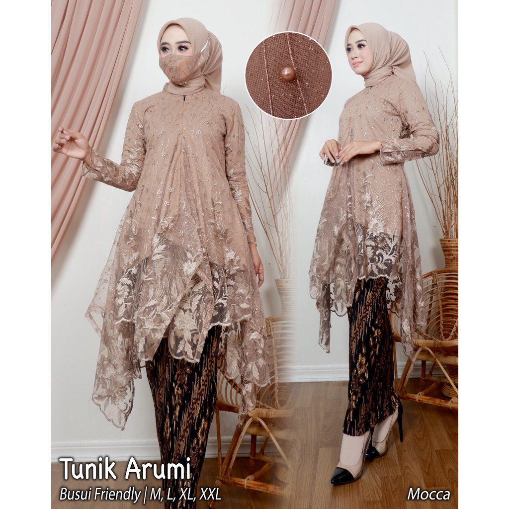 Kadai.baju / Kebaya tunik arumi / Kebaya modern tulle busui / Kebaya remaja dan pernikahan