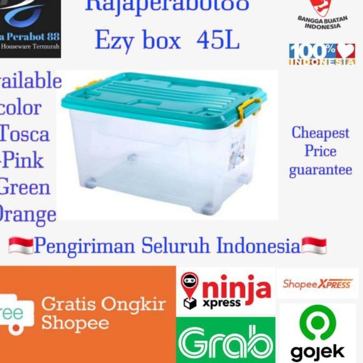 ♙ Container box ezy 45 liter kotak plastik biggy vindo ♤