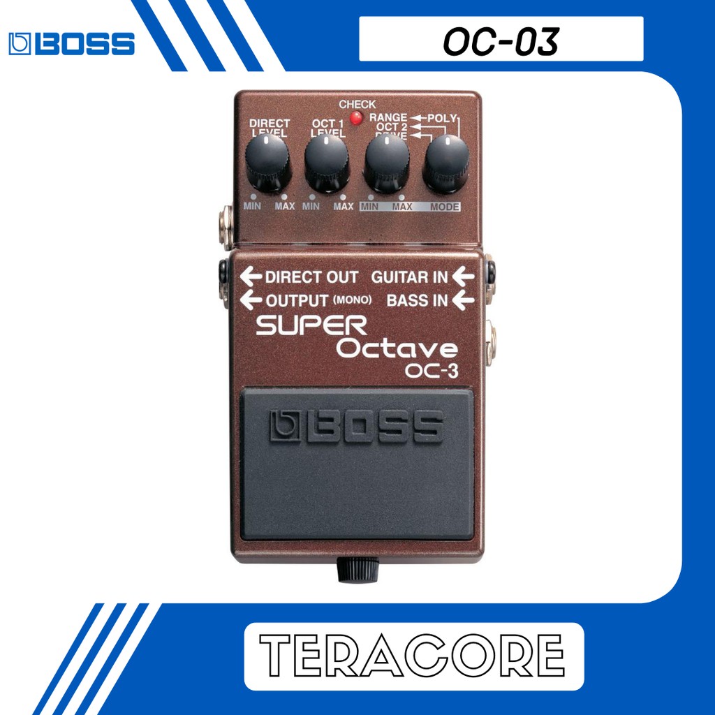 Boss OC-3 OC3 OC 3 Super Octave Polyphonic Effect Guitar Bass Pedal