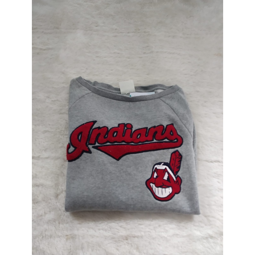 CREWNECK MLB INDIANS ORIGINAL